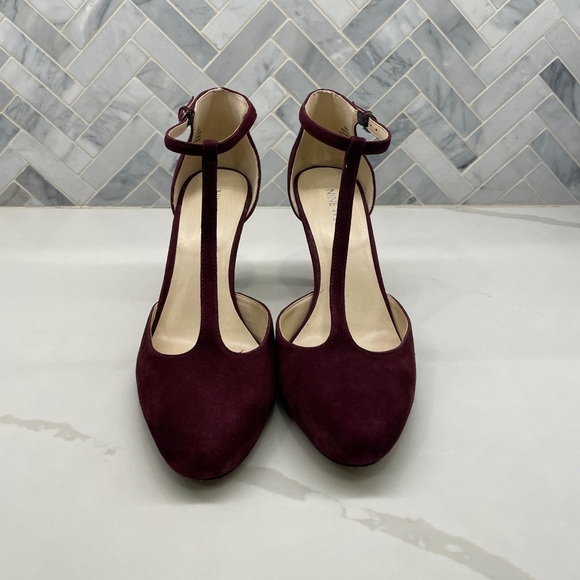T-Strap suede heels - Picture 1 of 6